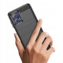 Husa pentru Motorola Moto G73 - Techsuit Carbon Silicone - Black