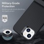 Husa pentru iPhone 14 / iPhone 13 - ESR Air Shield Boost Kickstand - Translucent Black