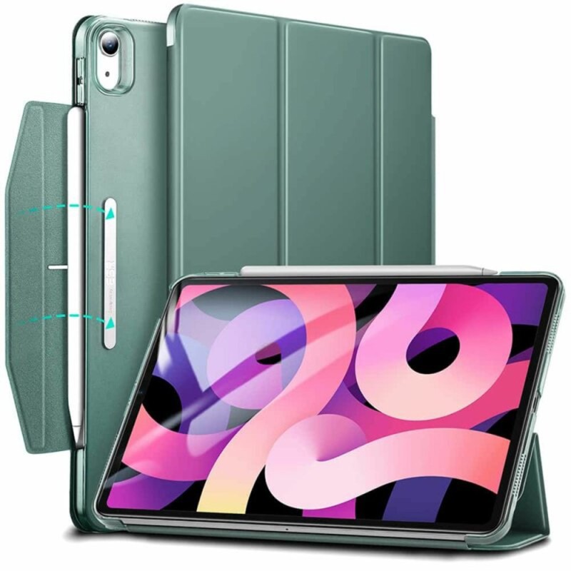 Husa pentru iPad Air 4 (2020) / Air 5 (2022) / Air 6 (2024) - ESR Ascend Trifold - Forest Green