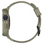 Husa pentru Apple Watch 4/5/6/7/8/9/SE/SE 2 (44/45mm) + Curea - Spigen Rugged Armor Pro - Vintage Khaki