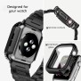 Husa pentru Apple Watch 7 / 8 / 9 (45mm) + Folie - Lito Watch Armor 360 - Blue