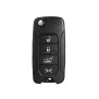 Husa pentru cheie Jeep Wrangler, Renegade, Compass/Fiat 500X/Chrysler 300, PT Cruiser/Dodge Caliber - Techsuit Car Key Case (1035.02) - Black