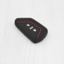 Husa pentru cheie VW Golf, ID3, ID4/Skoda Octavia 4/Audi A8/Seat Ateca, Tarraco, Cupra Leon - Techsuit Car Key Case (2001.27) - Black