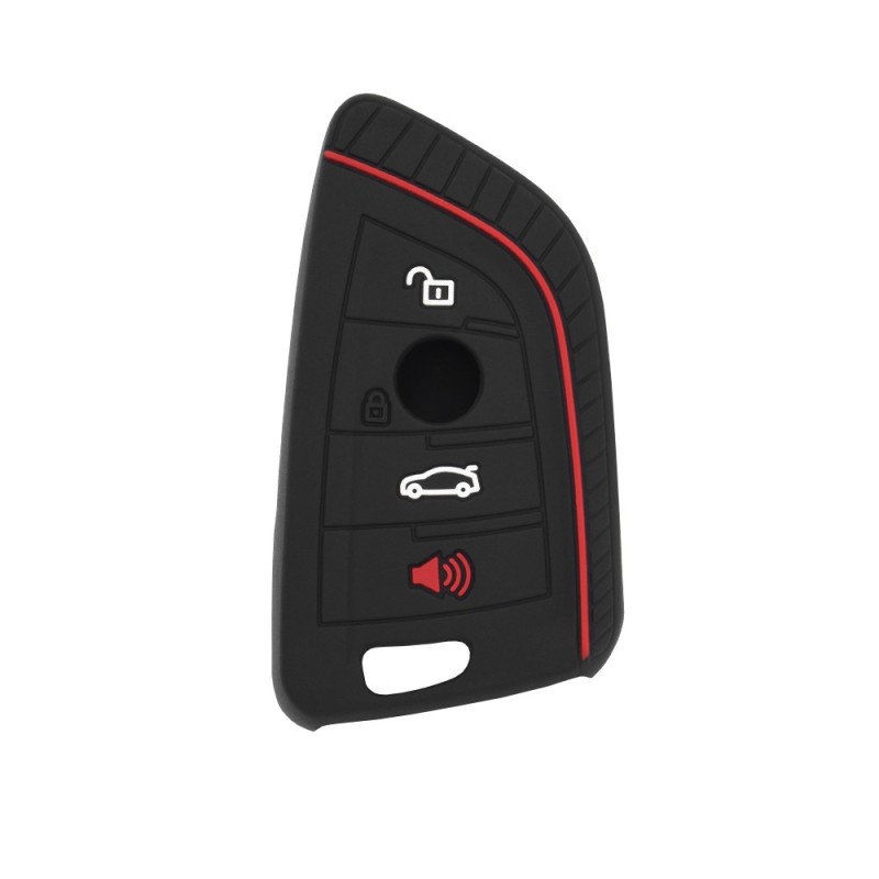 Husa pentru cheie BMW 1, 2, 3, 4, 5, 6, 7, M2, M3, M4 Series - Techsuit Car Key Case (2013.20) - Black