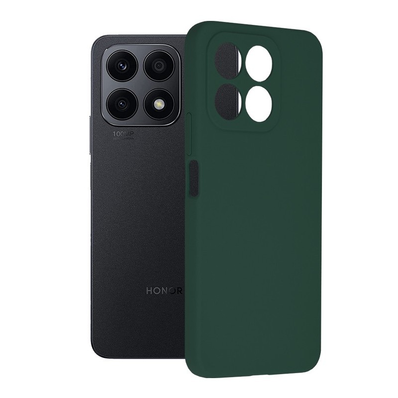 Husa pentru Honor X8a - Techsuit Soft Edge Silicone - Dark Green