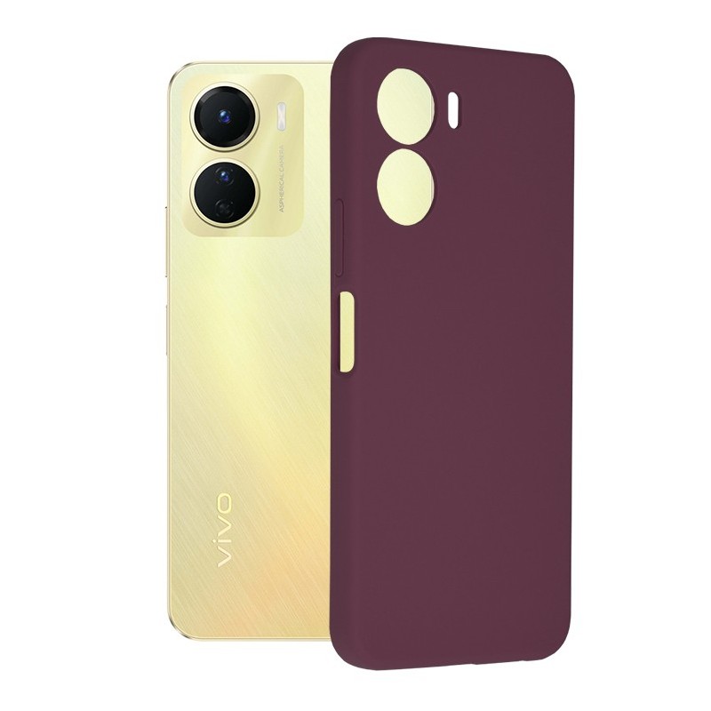 Husa pentru Vivo Y16 - Techsuit Soft Edge Silicone - Plum Violet