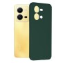 Husa pentru Vivo X80 Lite - Techsuit Soft Edge Silicone - Dark Green