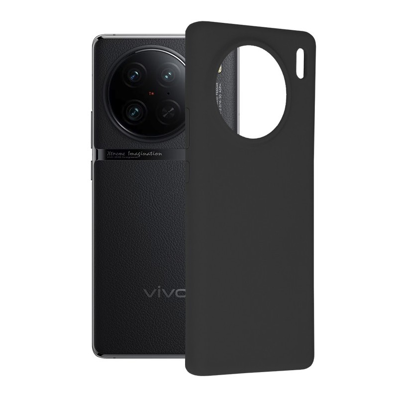 Husa pentru Vivo X90 Pro - Techsuit Soft Edge Silicone - Black