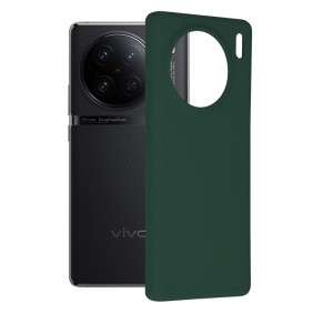 Husa pentru Vivo X90 Pro - Techsuit Soft Edge Silicone - Dark Green
