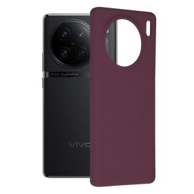 Husa pentru Vivo X90 Pro - Techsuit Soft Edge Silicone - Plum Violet