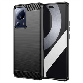 Husa pentru Xiaomi 13 Lite - Techsuit Carbon Silicone - Black