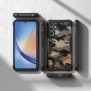 Husa pentru Samsung Galaxy A34 5G - Ringke Fusion X Design - Camo Black