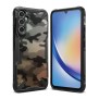 Husa pentru Samsung Galaxy A34 5G - Ringke Fusion X Design - Camo Black