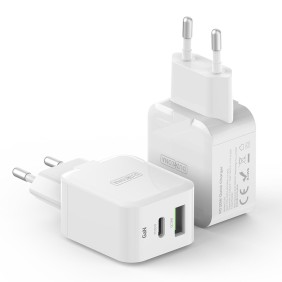 Incarcator pentru Priza USB, Type-C 30W - Duzzona (T7) - White