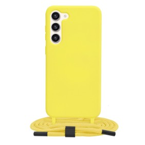 Husa pentru Samsung Galaxy S23 Plus - Techsuit Crossbody Lanyard - Yellow