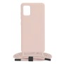 Husa pentru Samsung Galaxy A51 4G - Techsuit Crossbody Lanyard - Pink
