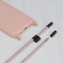 Husa pentru Samsung Galaxy Note 20 Ultra 4G / Note 20 Ultra 5G - Techsuit Crossbody Lanyard - Pink
