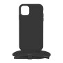 Husa pentru iPhone 11 - Techsuit Crossbody Lanyard - Black