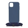 Husa pentru iPhone 11 - Techsuit Crossbody Lanyard - Blue