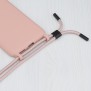 Husa pentru iPhone 12 - Techsuit Crossbody Lanyard - Pink