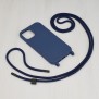 Husa pentru iPhone 12 - Techsuit Crossbody Lanyard - Blue