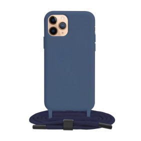 Husa pentru iPhone 11 Pro - Techsuit Crossbody Lanyard - Blue