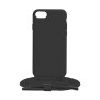 Husa pentru iPhone SE 2, SE 2020 / SE 3, SE 2022 - Techsuit Crossbody Lanyard - Black