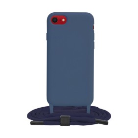 Husa pentru iPhone SE 2, SE 2020 / SE 3, SE 2022 - Techsuit Crossbody Lanyard - Blue