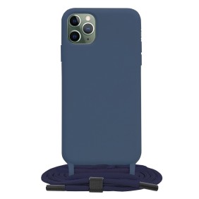 Husa pentru iPhone 11 Pro Max - Techsuit Crossbody Lanyard - Blue