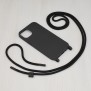 Husa pentru iPhone 13 - Techsuit Crossbody Lanyard - Black