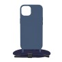 Husa pentru iPhone 13 - Techsuit Crossbody Lanyard - Blue