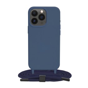 Husa pentru iPhone 13 Pro - Techsuit Crossbody Lanyard - Blue