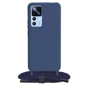 Husa pentru Xiaomi 12T / 12T Pro - Techsuit Crossbody Lanyard - Blue