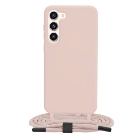 Husa pentru Samsung Galaxy S23 Plus - Techsuit Crossbody Lanyard - Pink