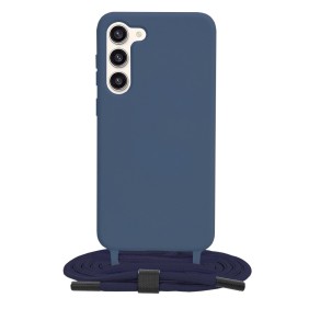 Husa pentru Samsung Galaxy S23 Plus - Techsuit Crossbody Lanyard - Blue