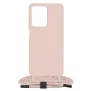 Husa pentru Xiaomi Redmi Note 12 Pro 5G / Poco X5 Pro - Techsuit Crossbody Lanyard - Pink