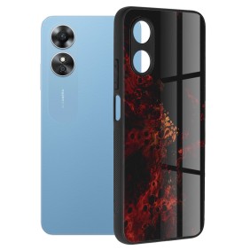 Husa pentru Oppo A17 - Techsuit Glaze Series - Red Nebula