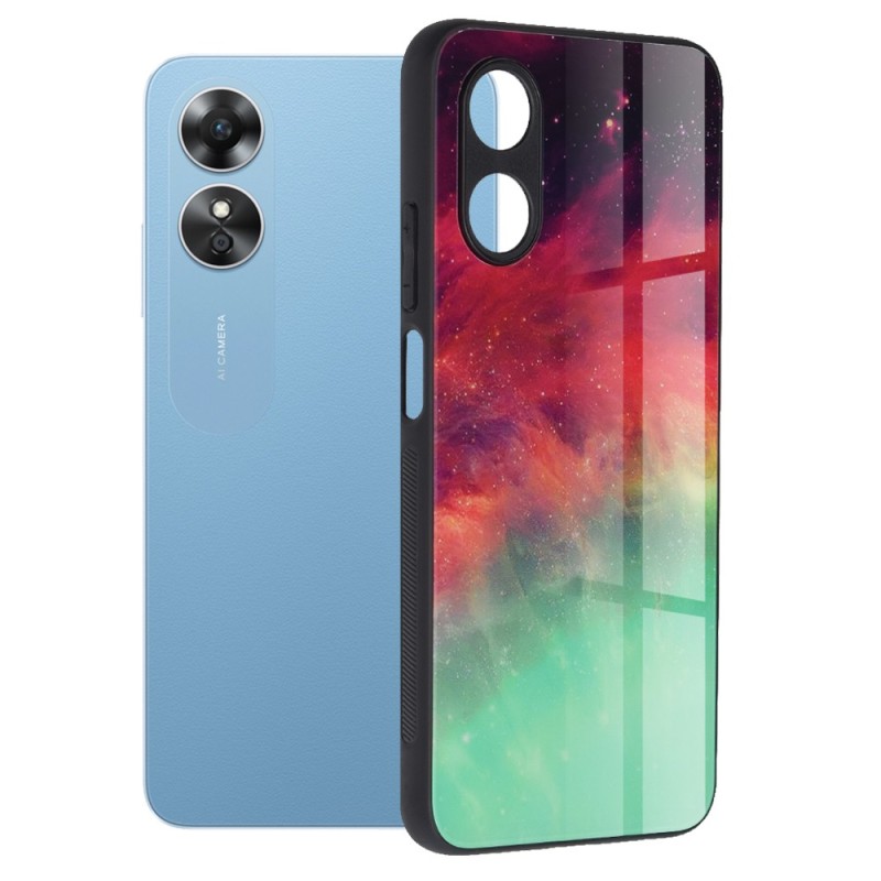 Husa pentru Oppo A17 - Techsuit Glaze Series - Fiery Ocean