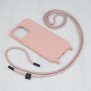 Husa pentru iPhone 14 Pro Max - Techsuit Crossbody Lanyard - Pink