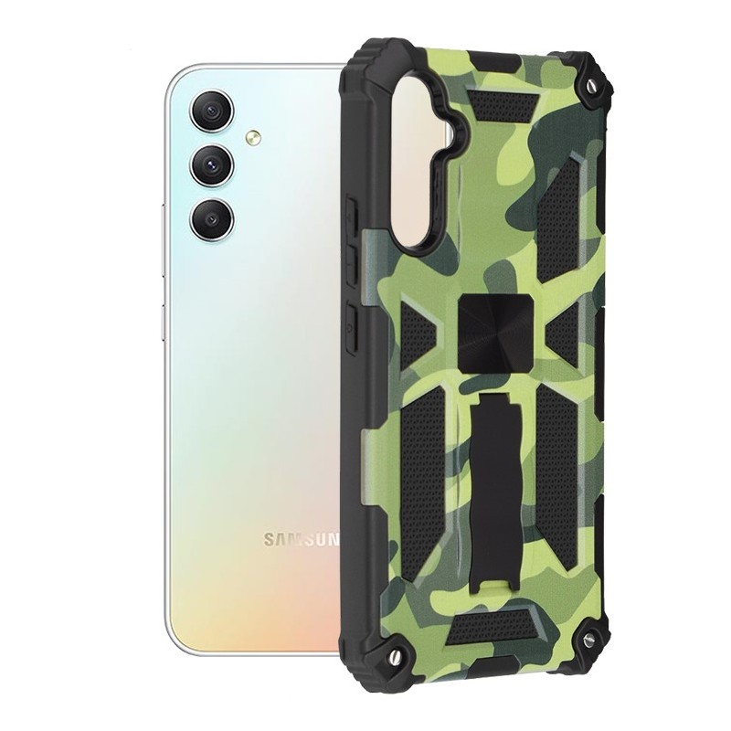 Husa pentru Samsung Galaxy A34 5G - Techsuit Blazor Series - Camo Lime