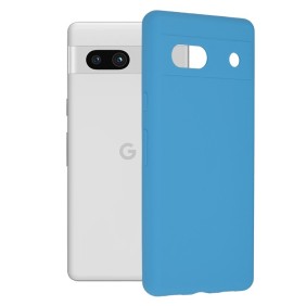 Husa pentru Google Pixel 7a - Techsuit Soft Edge Silicone - Denim Blue