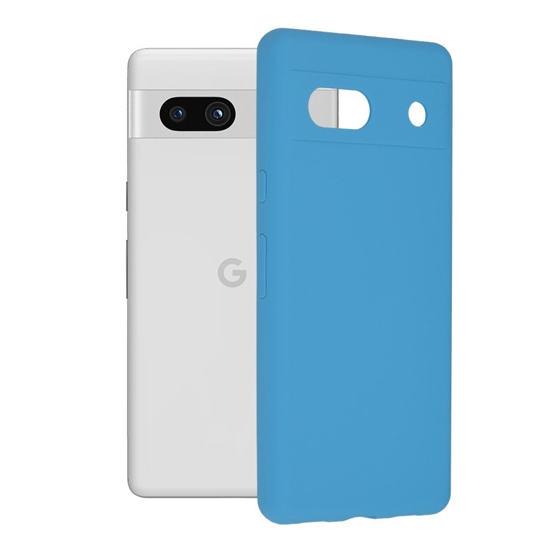 Husa pentru Google Pixel 7a - Techsuit Soft Edge Silicone - Denim Blue