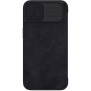 Husa pentru iPhone 13 / 14 - Nillkin QIN Leather Case - Black