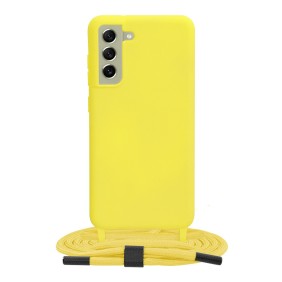 Husa pentru Samsung Galaxy S21 FE 5G - Techsuit Crossbody Lanyard - Yellow