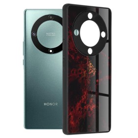 Husa pentru Honor Magic5 Lite - Techsuit Glaze Series - Red Nebula