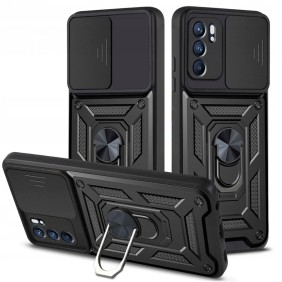 Husa pentru Oppo Reno6 5G - Techsuit CamShield Series - Black