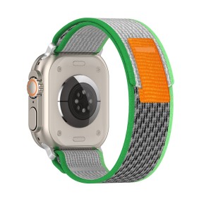 Curea pentru Apple Watch 1/2/3/4/5/6/7/8/9/SE/SE 2 (38/40/41mm) - Techsuit Watchband (W039) - Green / Green