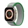 Curea pentru Apple Watch 1/2/3/4/5/6/7/8/9/SE/SE 2 (38/40/41mm) - Techsuit Watchband (W039) - Green / Green