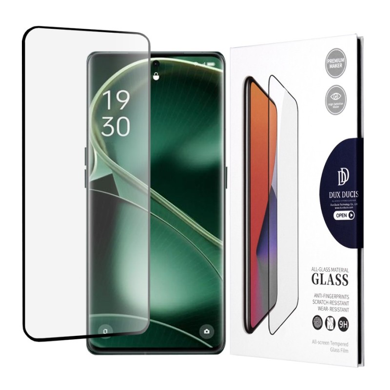 Folie pentru Oppo Find X6 - Dux Ducis Tempered Glass - Black