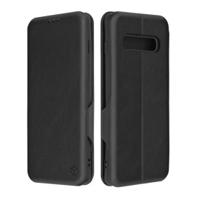 Husa pentru Samsung Galaxy S10 Plus Techsuit Safe Wallet Plus, Black